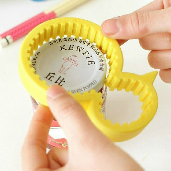 LEORX Bird Shaped Yellow Silicone Jar Opener Non-slip for Adults 1Pcs