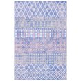 thumbnail image 3 of Safavieh Summer Merrill Outdoor Geometric Distressed Area Rug, Blue/Light Blue, 5'3" x 7'6", 3 of 7