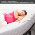 thumbnail image 3 of Costway Queen Adjustable Bed Base Steel Frame Remote Motorized Head &Foot W/Cover, 3 of 10