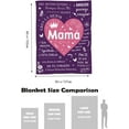 thumbnail image 7 of DAJU Mothers Day Blanket for Mom Gifts for Mom from Daughter Blanket Mom Birthday Gifts(50*60inch), 7 of 7