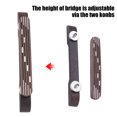 thumbnail image 2 of Rdeghly Adjustable Rosewood Bridges Repair Part Accessory For 6 String Jazz Guitar, 2 of 8