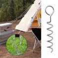 thumbnail image 3 of Corkscrew Shape Trampoline Anchor kit Steel Spiral Stakes,A, 3 of 5