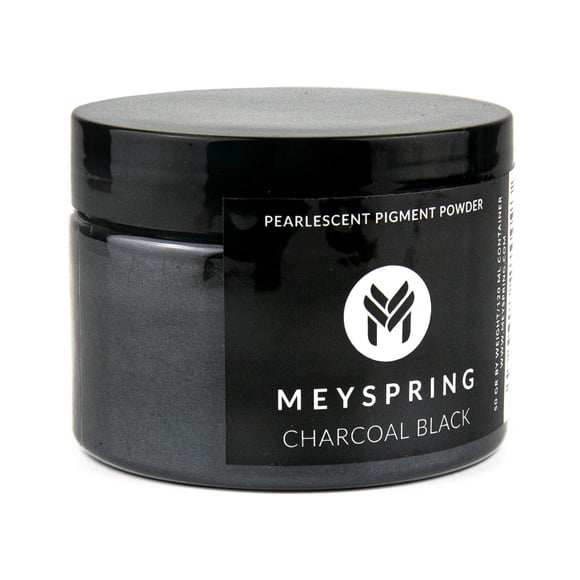Polvo de mica MEYSPRING negro carbón para resina epoxídica, 50 g