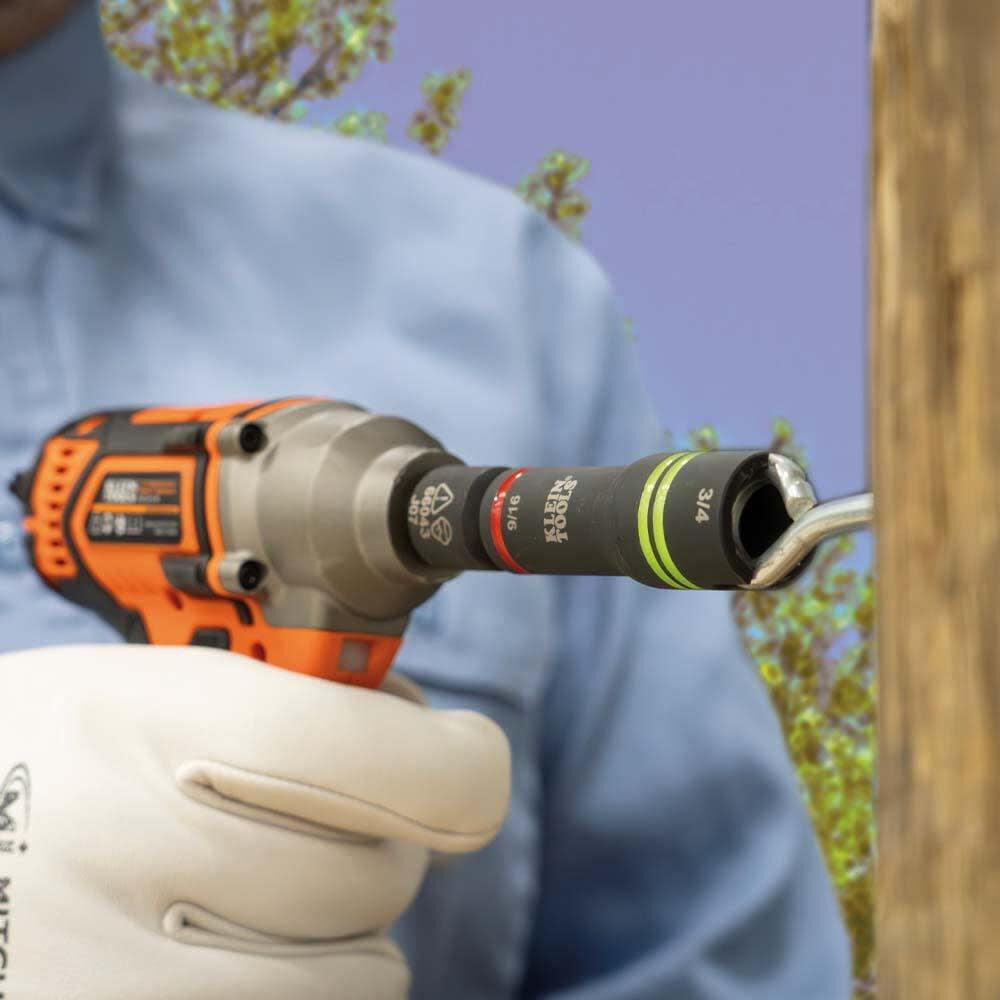 Klein Tools 66044 3-in-1 Flip Impact Socket