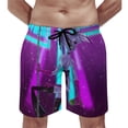 thumbnail image 5 of Hazbin Hotel Mens Board Shorts Quick Dry Swim Trunk Lightweight Soft Swimsuit Bathing Suit for Boys L, 5 of 8