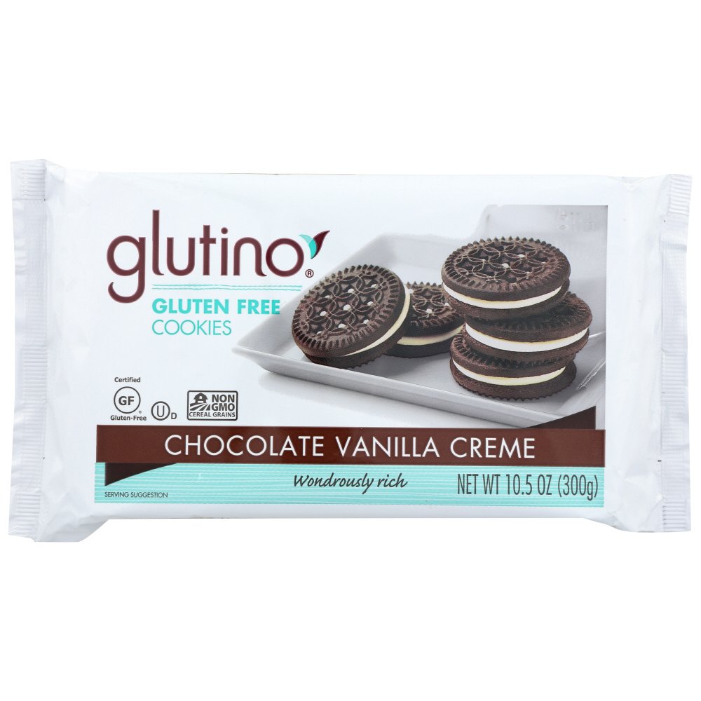 Glutino Vanilla Creme Cookies, 10.5 Oz