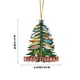 thumbnail image 3 of pstuiky Adorno navideño de acrílico para árbol de Navidad con colgante plano para aficionados a la pesca, 3 of 7