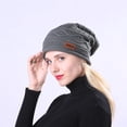 thumbnail image 3 of Yoyauz Warm Lazy Beanie - A soft Everyday Beanie With A Chunky Knit Fabric, 3 of 7