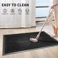 thumbnail image 4 of Heavy Duty Door mat Outdoor Indoor Entrance, Non Slip Welcome Mat, Natural Rubber Floor Mat for Entryway, , Garage, Porch, 32"x47", Black, 4 of 6