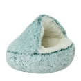thumbnail image 1 of Oliegs Couverture d'Hiver Chaude Semi-Fermée pour Chat, 1 of 4