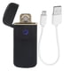 thumbnail image 1 of Encendedor de cigarrillos eléctrico a prueba de viento con sensor táctil recargable USB y pantalla de electricidad (negro), 1 of 10