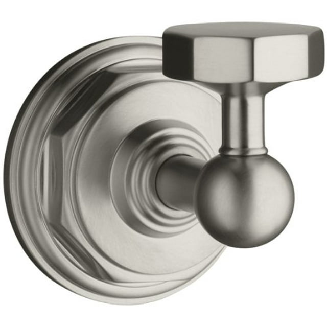 Kohler K-13113-BN Crochet de Robe à Rayures, Vibrant Nickel Brossé