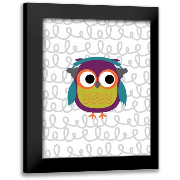 Robinson, Tamara 12x14 Black Modern Framed Museum Art Print Titled - Owl II