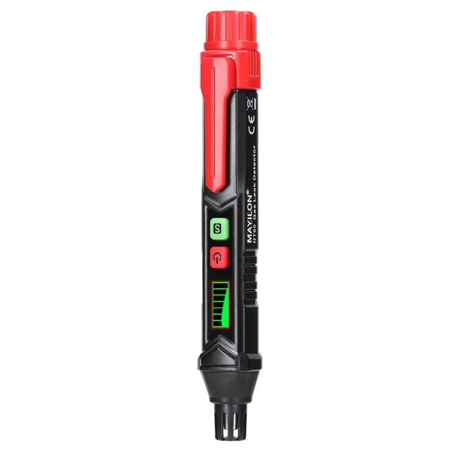 probador de gases Detector de fugas de gases combustibles de mano, probador de fugas de gases naturales, medidor PPM portátil, bolígrafo analizador de gases combustibles MAYILON probador de gases