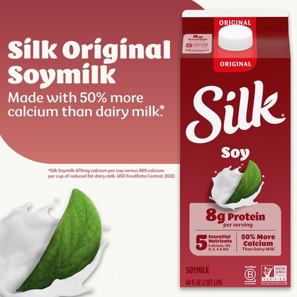 Silk Dairy-Free Soy Milk - Soy milk for food distributors
