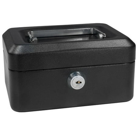 Barska Extra Small Black Cash Box with Key Lock