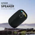 thumbnail image 5 of DeskAKBK Outdoor Portable Bluetooth Speaker With LED Light Long Standby Life Wireless Speaker High Power HiFi Stereo Sound Speaker Waterproof Speaker,Father's Day Gifts for Husband, 5 of 9