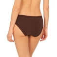 thumbnail image 3 of Natori Women's No-Show Pima Cotton Bliss Girl Brief with Lace 156058, Java, XXL, 3 of 3