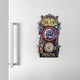 thumbnail image 4 of Prague Astronomical Clock Wooden Vintage Fridge Stickers Gears Turning Magnetic Fridge Stickers, 4 of 4