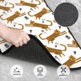 thumbnail image 3 of Lsque Leopard Print Print 4-Piece Floor Mats, Heavy-Duty Rubber Liners, Anti-Slip Design, All-Season Automotive Protection, Vehicles, Cars, Trucks, and SUVs, 3 of 7