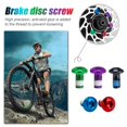 thumbnail image 2 of 12 tornillos de rotor de freno de disco M5x10mm para bicicleta de montaña T25 tornillos de freno verde Ehuebsd  Accesorios para bicicletas, 2 of 6