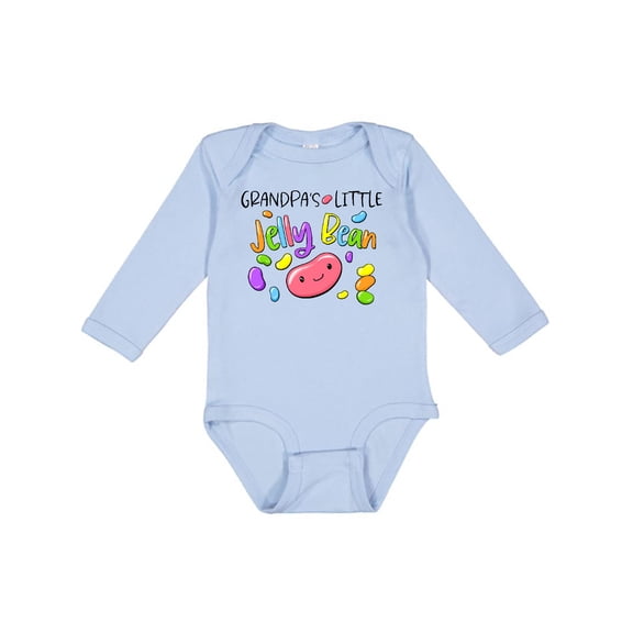 Inktastic Grandpa's Little Jellybean Cute Easter Candy Boys or Girls Long Sleeve Baby Bodysuit
