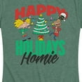 thumbnail image 3 of Hey Arnold! - Holiday Homies - Women's Short Sleeve Graphic T-Shirt, 3 of 5