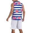 thumbnail image 2 of Sikiie Pink Flamingo Basketball Jersey Reversible Men's Mesh Athletic Sports Shirts Training Practice S-4XLX-Large, 2 of 6
