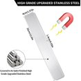 thumbnail image 2 of Magnetic Knife Holder, 12 Inch Stainless Steel Knife Magnet Wall Mount, Magnetic Knife Strip with Adhesive Space-Saving Powerful Magnetic Knife Bar for Kitchen Tools Utensils, 2 of 7