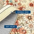 thumbnail image 5 of 8'x 10' Runner Rug for Hallways Kitchen Non Slip Washable Rugs with Rubber Backing Soft Floral Carpet Runner for Hallways, Kitchen, Laundry, Bedroom, Bathroom-Yellow, 5 of 9