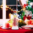 thumbnail image 5 of Record a Message Christmas Tree,Christmas Decor,Recordable Christmas Tree Bottle, Voice Message Glass Ornament, Light Up Festive Decoration for Home Party and Gifting(Red), 5 of 7