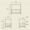thumbnail image 2 of Joyyskill Modern Nightstand with Storage, Farmhouse End Table with Drawer, Freestanding Wide Bedside Table, Light Oak, 2 of 6