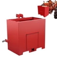 thumbnail image 1 of EDTara Tractor Ballast Box, Cat-1 3-Point Hitch, 800 lb Capacity, Built-in 2" Receiver, Improves Stability and Performance**, 1 of 7