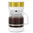thumbnail image 1 of Holstein Housewares Cafetera de Goteo Blanca y Dorada de 12 Tazas, 1 of 5