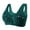 Green, variant on Button Front Closure Bra Plus Size Solid Shade Full Coverage Bras Women's Comfortable Supportive Everyday Lingerie My Items New arrivals