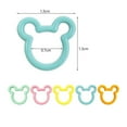 thumbnail image 2 of 30Pcs Stitch Markers Handmade Craft for Crocheting Zinc Alloy DIY Bear Shape for Home, 2 of 7