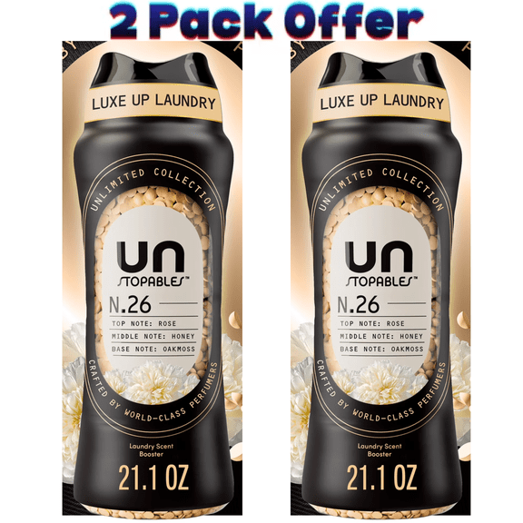 Downy Laundry Scent Beads, Unstopables Unlimited Collection, In-Wash Scent Booster, N.26 Scent, 21.1oz