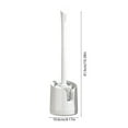 thumbnail image 3 of Modern Toilet Cleaning Brush Set with Drainage Base, Ergonomic Handle and Soft Bristles for Cleaning, Compact Design for Bathroom Storage Suitable for Various Surfaces and Regular Maintenance, 3 of 6