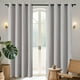 thumbnail image 1 of Juego de cortinas opacas Joydeco Burg de 160 x 160 cm, 2 paneles, color gris, 1 of 9