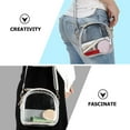 thumbnail image 2 of LABSERRON Crossbody Bag Transparent White 1 Piece 6.9X6.9X3 In, 2 of 6