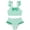 Green, variant on Xudanell Baby Swimsuit Girl Toddler Bathing Suit Girl Summer Beach Bikini Tankini 2-Piece Swimwear 3-24 Months 2t-5t (Green, 4-5 Years)
