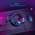 thumbnail image 2 of Auriculares para videojuegos ROCCAT Elo 7.1 USB con iluminación RGB AIMO, color negro, 2 of 9