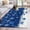 Blue, variant on Red Balls Christmas Bathroom Rug Washable 2x3 Entryway Rug Non Slip Christmas Ball Snowflake Xmas Front Door Mat Low Pile Indoor Doormat Throw Floor Carpet for Kitchen Bedroom Entrance