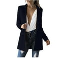 thumbnail image 2 of Meichang Blazers for Women Fashion Dressy Long Sleeve Suit Lapel Open Front Office Cardigan Lapel Blazer Formal Jacket with Pockets, 2 of 7
