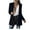 A Navy, variant on Fanxing Blazer Clearance Womens Casual Blazer Jackets Petite Long Sleeve Open Front Buttons Work Office Lapel Blazers with Pockets S,M,L,XL,XXL
