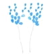 thumbnail image 3 of Paquete de 50 ramitas de flores artificiales para manualidades decorativas con ramo de alambre Azul, 3 of 8