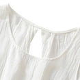thumbnail image 7 of Bovemsi Women's Cotton Linen Camisole - Solid White Pleated Sleeveless Vest, Versatile Outer/Inner Wear, Base Layer Camisole, 7 of 7