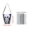 thumbnail image 2 of Bolsas De Tela No Tejida De Halloween Bolsas De Cubo De Regalo De Dulces De Halloween Goodie Tote Treat Basket Buggy Bag Decoración Para Home Party Halloween 13.8 * 11.8In (Serie De 7) Eigraketly HA027262-07, 2 of 7