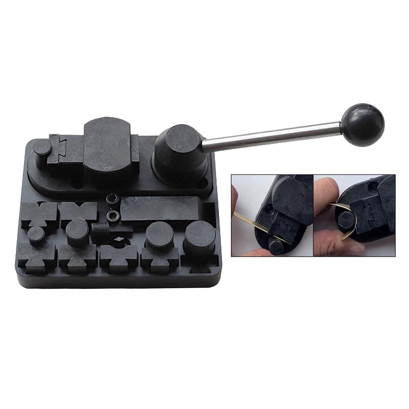 Multi-Functional Earring Bender Tools Set, Bending Machine for Jewelry Repair DIY Maker Tool  (Black)