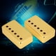 thumbnail image 2 of 2 unids/set Zhivalor Guitarra Pickup Caso Latón Humbucker Cubierta para el Cuello y Puente de Guitarras Eléctricas Oro, 2 of 8